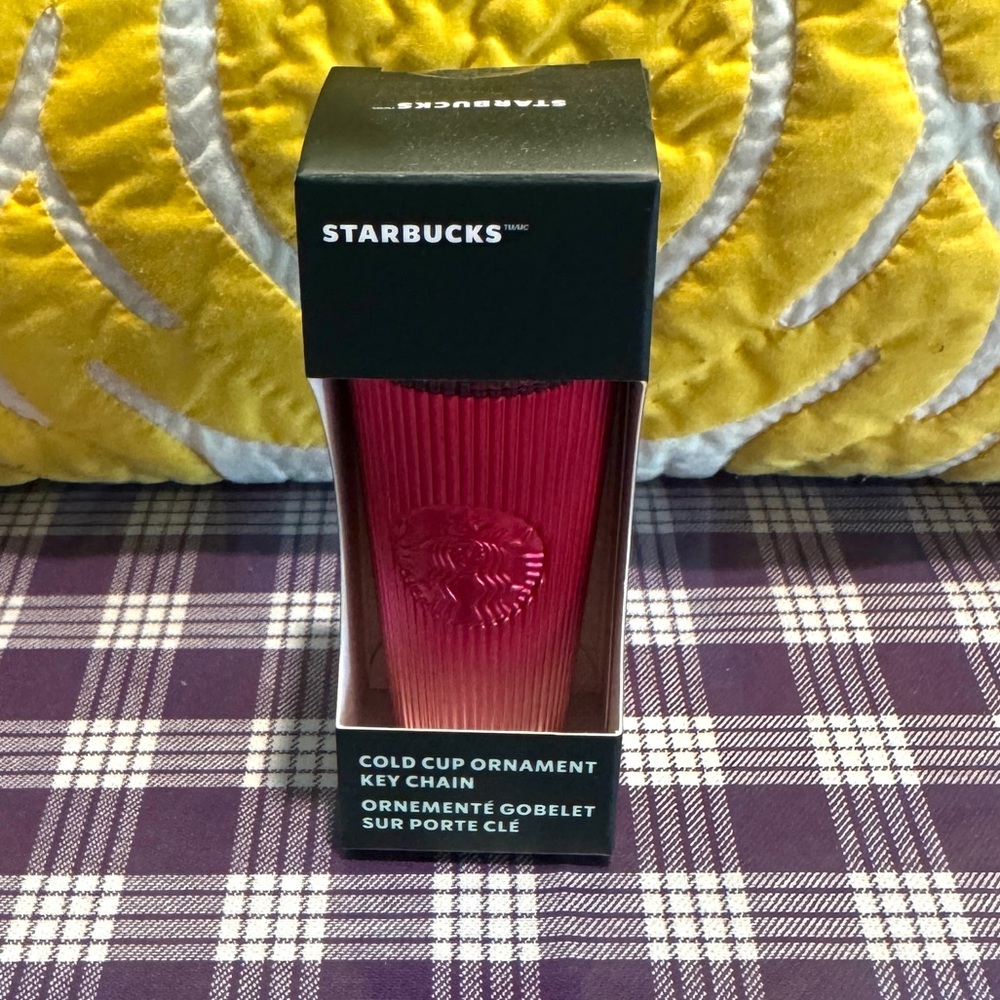 Starbucks Red Ombré Keychain